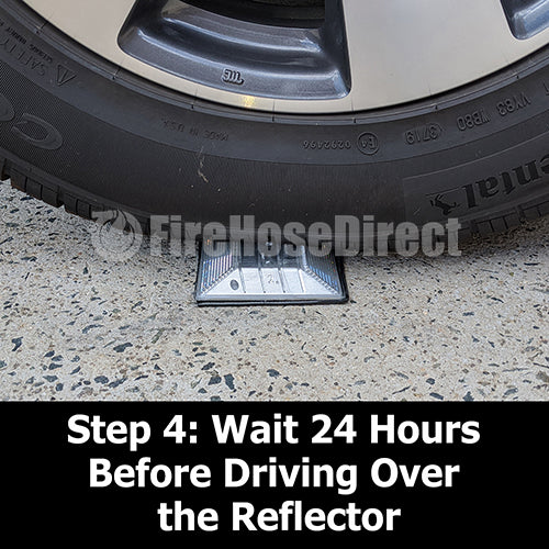 White Reflective Road Marker