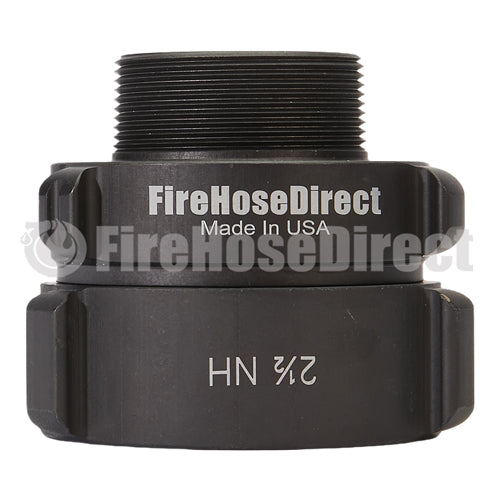 Aluminum 2 1/2" Swivel Female NH to 2" Male NPT