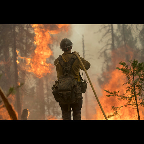 Yellow 1 1/2" x 100' Forestry Hose (Alum NH Couplings)