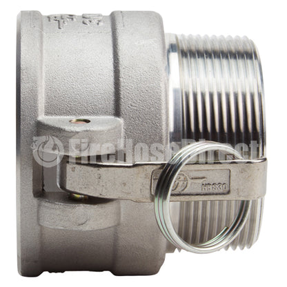 Aluminum 3" Female Camlock x 3" Male NPT