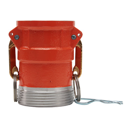 Hi-Viz Aluminum 2" Female Camlock x 2 1/2" Male NH