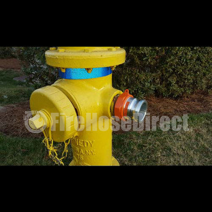 Hi-Viz Aluminum 2 1/2" Male Camlock x 2 1/2" Female NH