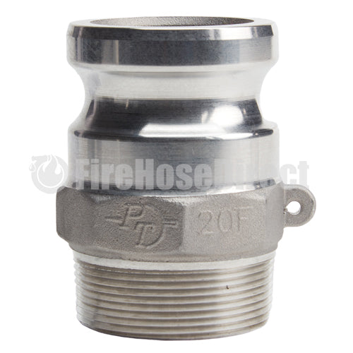 Aluminum 2" Male Camlock x 2" Male NPT