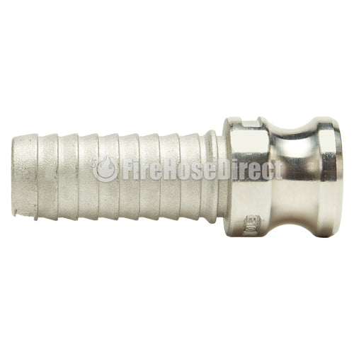 Stainless Steel 1" Male Camlock to Hose Shank