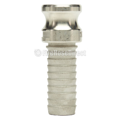 Stainless Steel 1" Male Camlock to Hose Shank