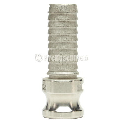 Stainless Steel 1" Male Camlock to Hose Shank