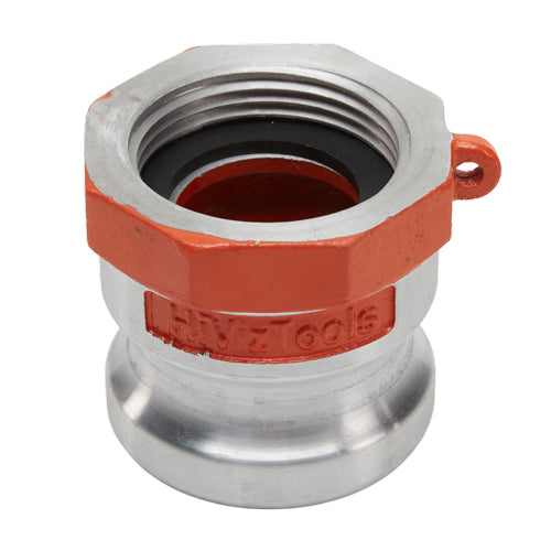 Hi-Viz Aluminum 2" Male Camlock x 1 1/2" Female NH