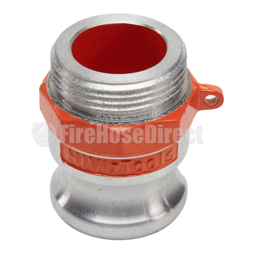 Hi-Viz Aluminum 1 1/2" Male Camlock x 1 1/2" Male NH