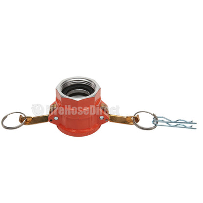 Hi-Viz Aluminum 1 1/2" Female Camlock x 1 1/2" Female NH