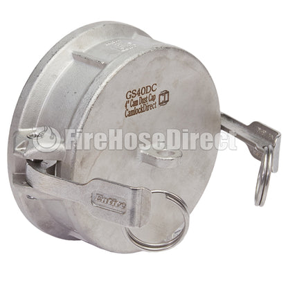 Stainless Steel 4" Camlock Female Dust Cap