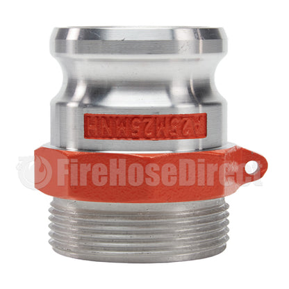 Hi-Viz Aluminum 2 1/2" Male Camlock x 2 1/2" Male NH