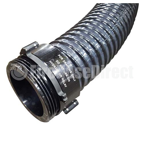 Twin Pack Black / Clear 4 1/2" x 10' Long Handle Hard Suction Hose (NH)