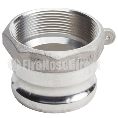 Aluminum 3" Male Camlock x 3" Female NPT (USA)