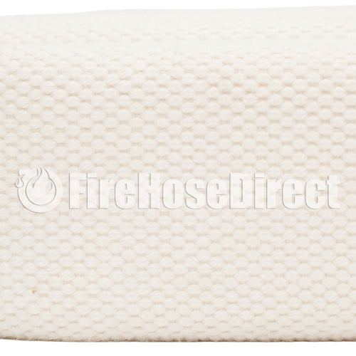 White 1" x 50' Double Jacket Mill Hose (3/4" GHT Couplings)