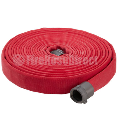Key Fire Big 10 Red 1 1/2" x 50' Double Jacket Fire Hose (10 Pack)
