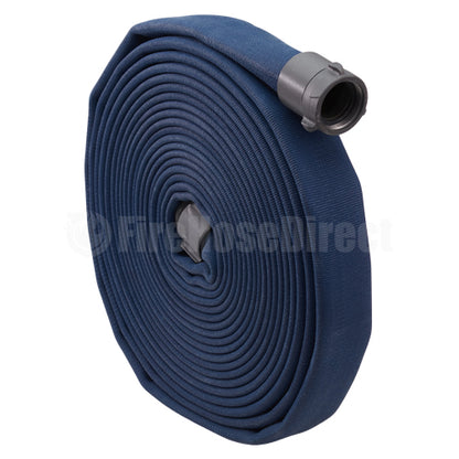 Key Fire Big 10 Blue 1 1/2" x 50' Double Jacket Fire Hose (10 Pack)