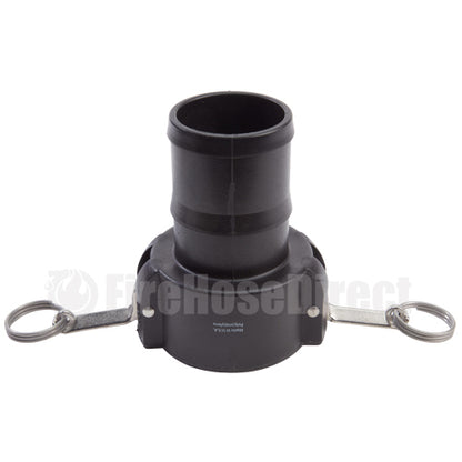 Plastic 3" Female Camlock to Hose Shank (USA)