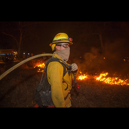 Yellow 1" x 50' Forestry Hose (Alum NPSH Couplings - 10 Pack)