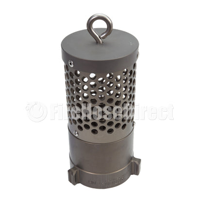 Aluminum 3" NH Barrel Strainer with Foot Valve (USA)