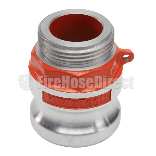 Hi-Viz Aluminum 2" Male Camlock x 1 1/2" Male NH