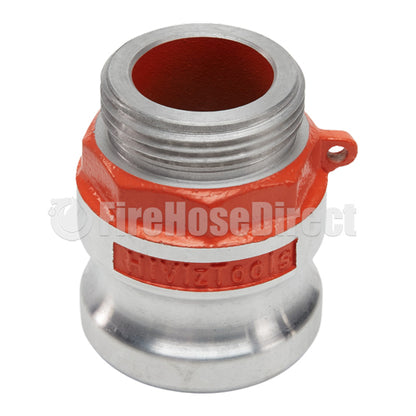 Hi-Viz Aluminum 2" Male Camlock x 1 1/2" Male NH