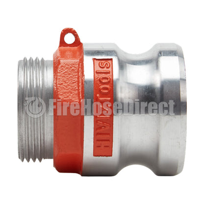 Hi-Viz Aluminum 2" Male Camlock x 1 1/2" Male NH