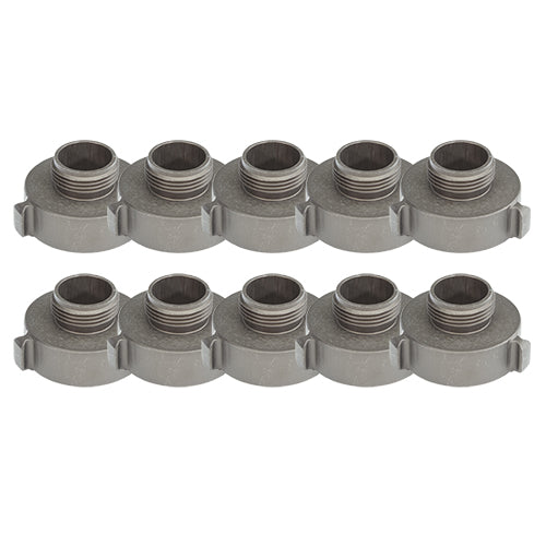 Aluminum 1 1/2" Female NPSH to 1" Male NPSH (10-Pack)