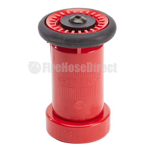 Plastic 1 1/2" Red Fire Nozzle NH Threads (100-Pack)