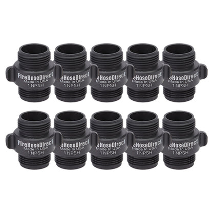 Aluminum 1" NPSH to 1" NPSH Double Male (10-Pack)