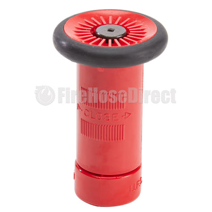 Plastic 1" Red Fire Nozzle NPSH Threads (100-Pack)