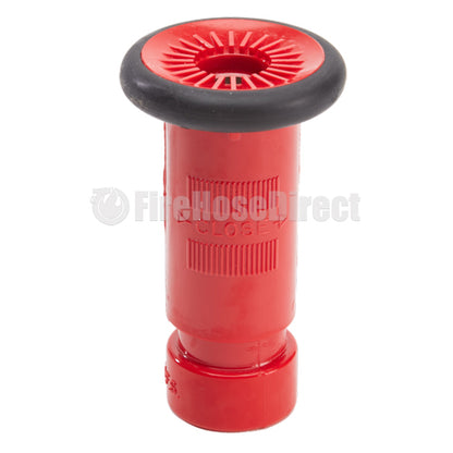 Plastic 1" Red Fire Nozzle NPSH Threads (100-Pack)