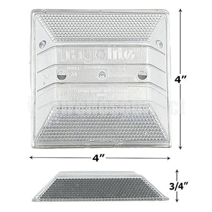 White Reflective Road Marker (10 Pack)