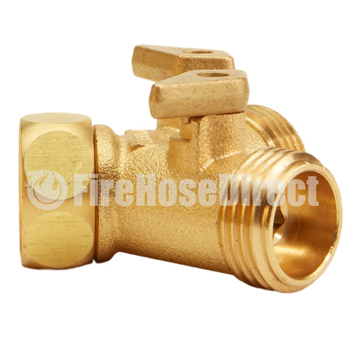 Brass GHT Inlet x (2) GHT Outlet (100-Pack)