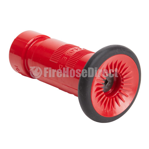 Plastic 1" Red Fire Nozzle NPSH Threads (100-Pack)