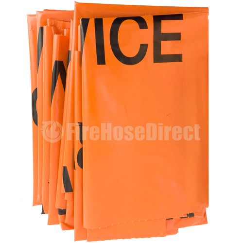 Orange Polypropylene Hydrant Bag (8-Pack)