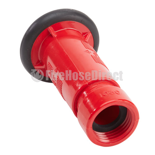 Plastic 1" Red Fire Nozzle NPSH Threads (100-Pack)