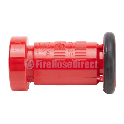 Plastic 1 1/2" Red Fire Nozzle NH Threads (10-Pack)