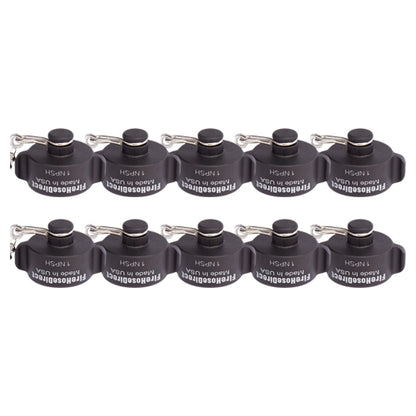 Aluminum 1" NPSH Rocker Lug Cap (60-Pack)