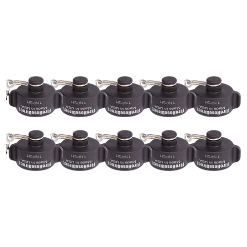 Aluminum 1" NPSH Rocker Lug Cap (60-Pack)