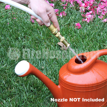 White 3/4" x 50' Forestry Hose (Brass Garden Hose Couplings) - USA