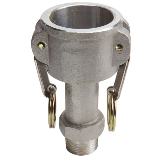 Aluminum 1 1/2" Female Camlock x 1" Male NPT