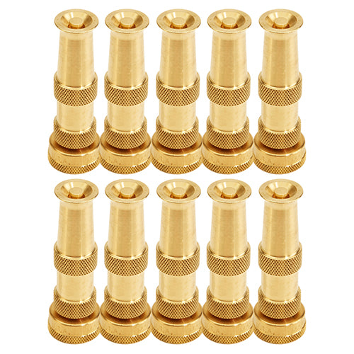 Brass Twist Nozzle GHT Threads (10-Pack)
