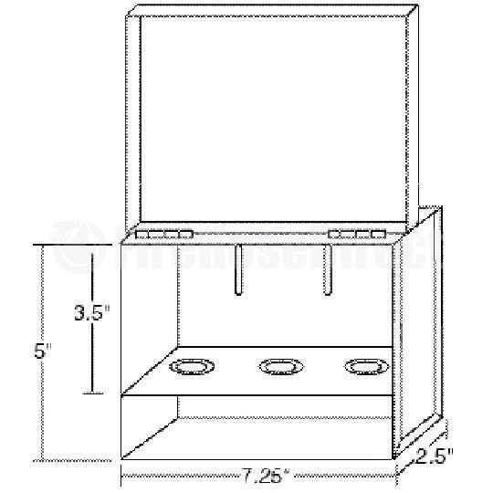 Fire Sprinkler Head Box (3 Spare)