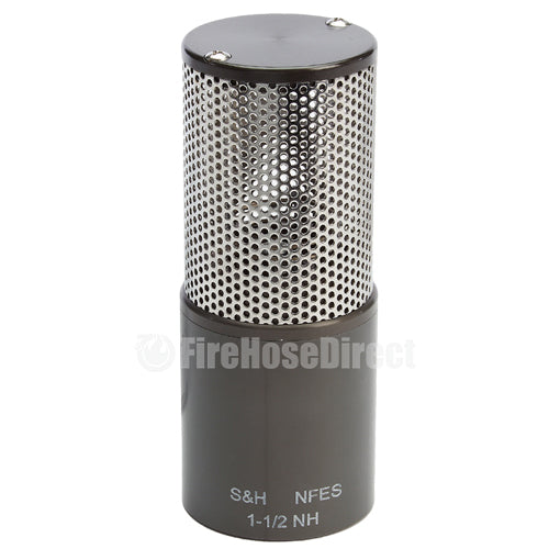 Aluminum 1 1/2" NH Barrel Strainer with Foot Valve (10-Pack)