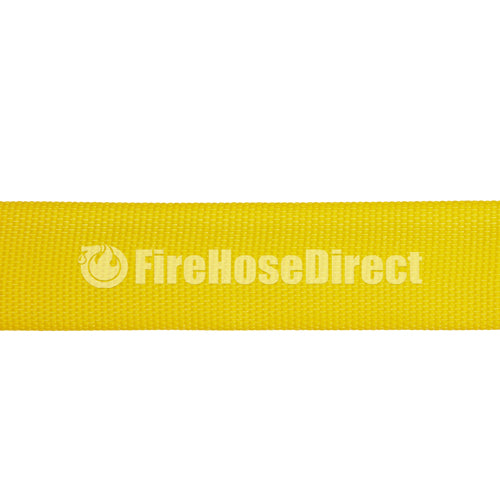 Yellow 5/8" x 50' Forestry Hose (Brass Garden Hose Couplings) - Import