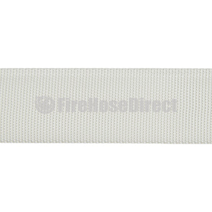 White 3/4" x 50' Forestry Hose (Brass Garden Hose Couplings) - Import with Band