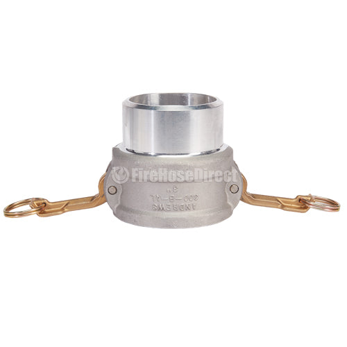 Aluminum 3" Female Camlock Fitting x 3" Schedule 40 Butt Weld