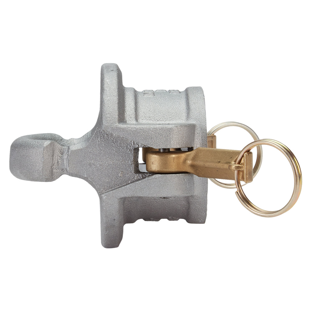 Aluminum 3" Female Safety Bump Cap