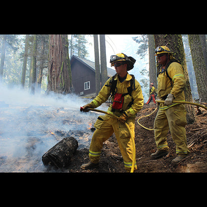 Yellow 1" x 50' Forestry Hose (Alum NPSH Couplings)