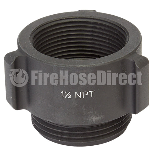 Aluminum 1 1/2" Female NPT to 1 1/2" Male NH